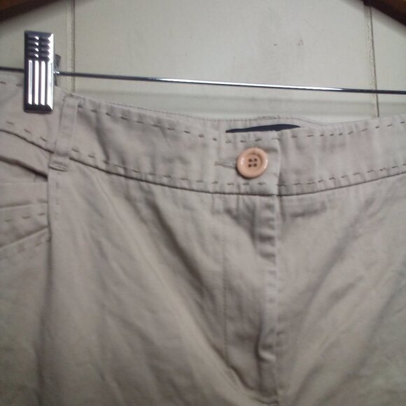 Tribal Studio Capri Pants 14 Straight Khaki Tan - Picture 10 of 15